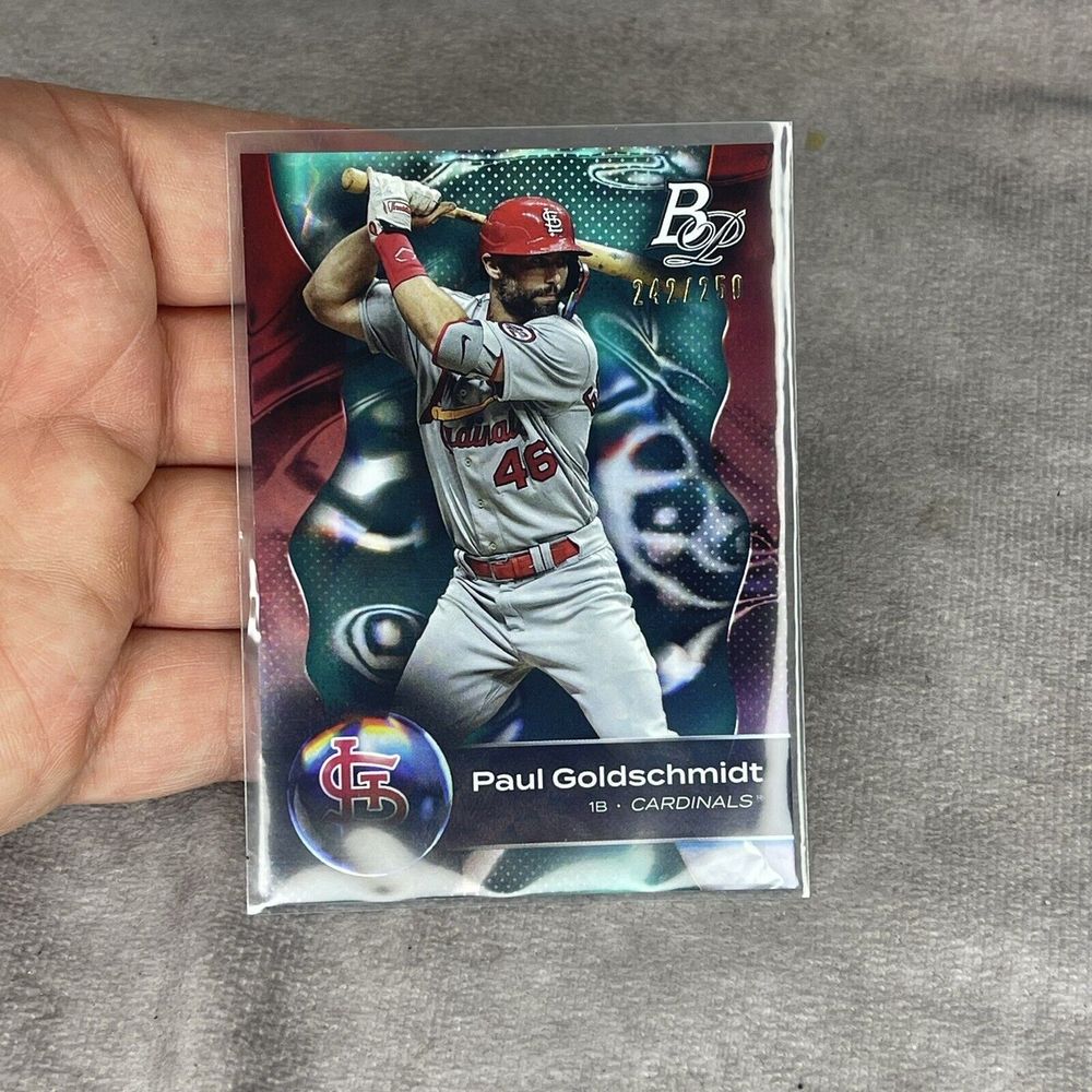 2023 Bowman Platinum Green  #98 Paul Goldschmidt 242/250 St. Louis Cardinals